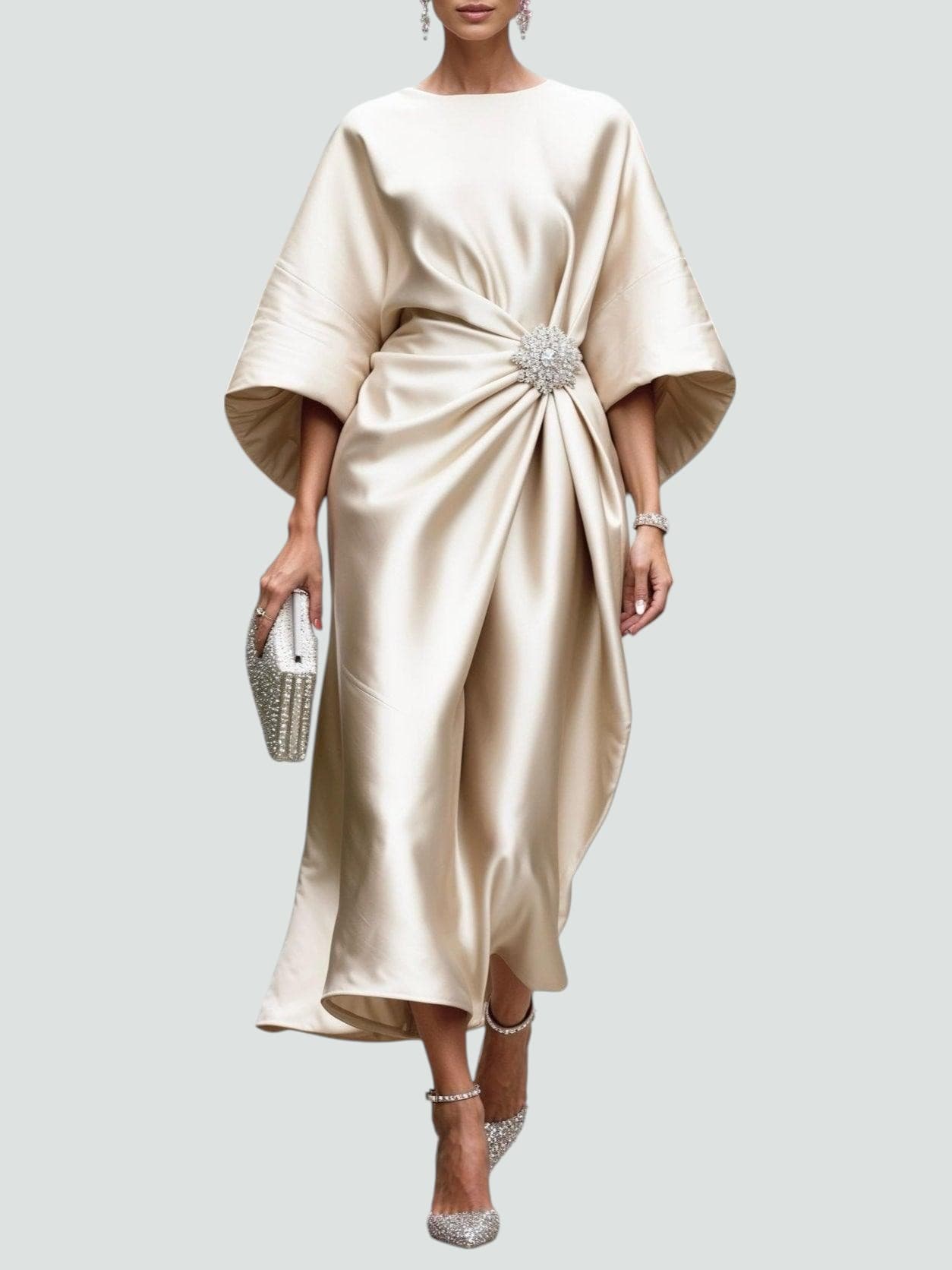 Hattie | Women's Wrap Midi Dress