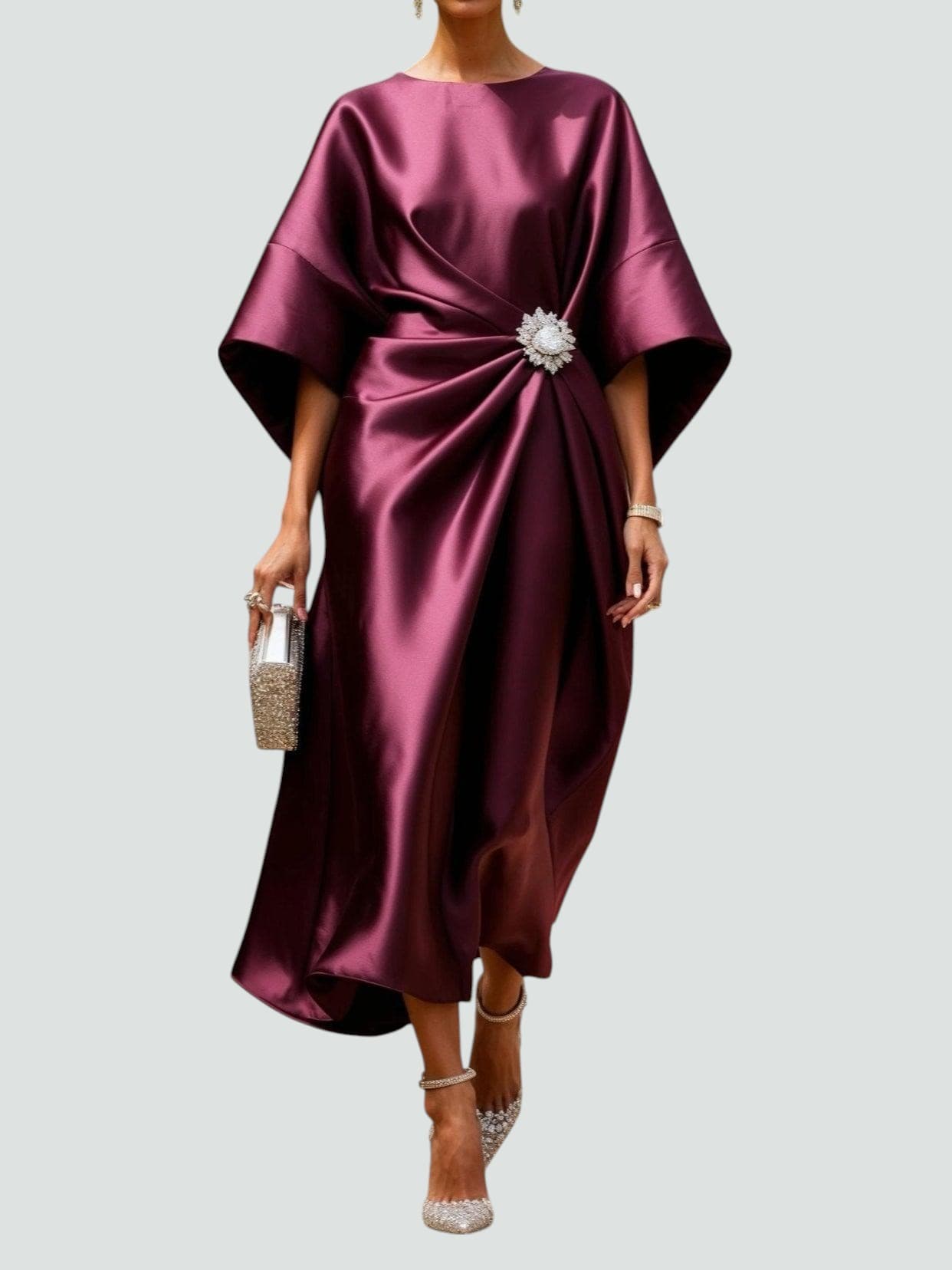 Hattie | Women's Wrap Midi Dress