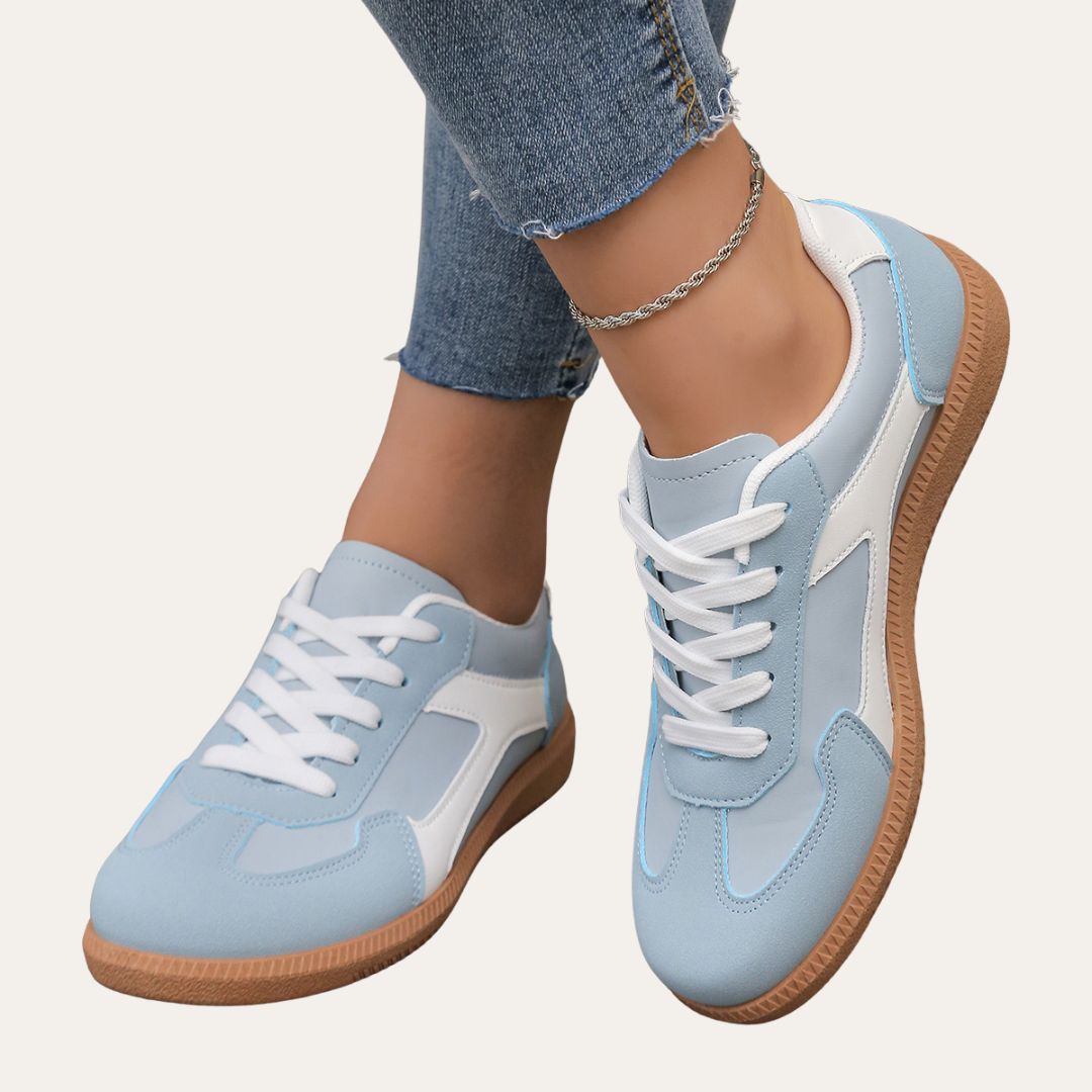 Emmeline | Trendy and Comfortable Faux Leather Sneakers for Women