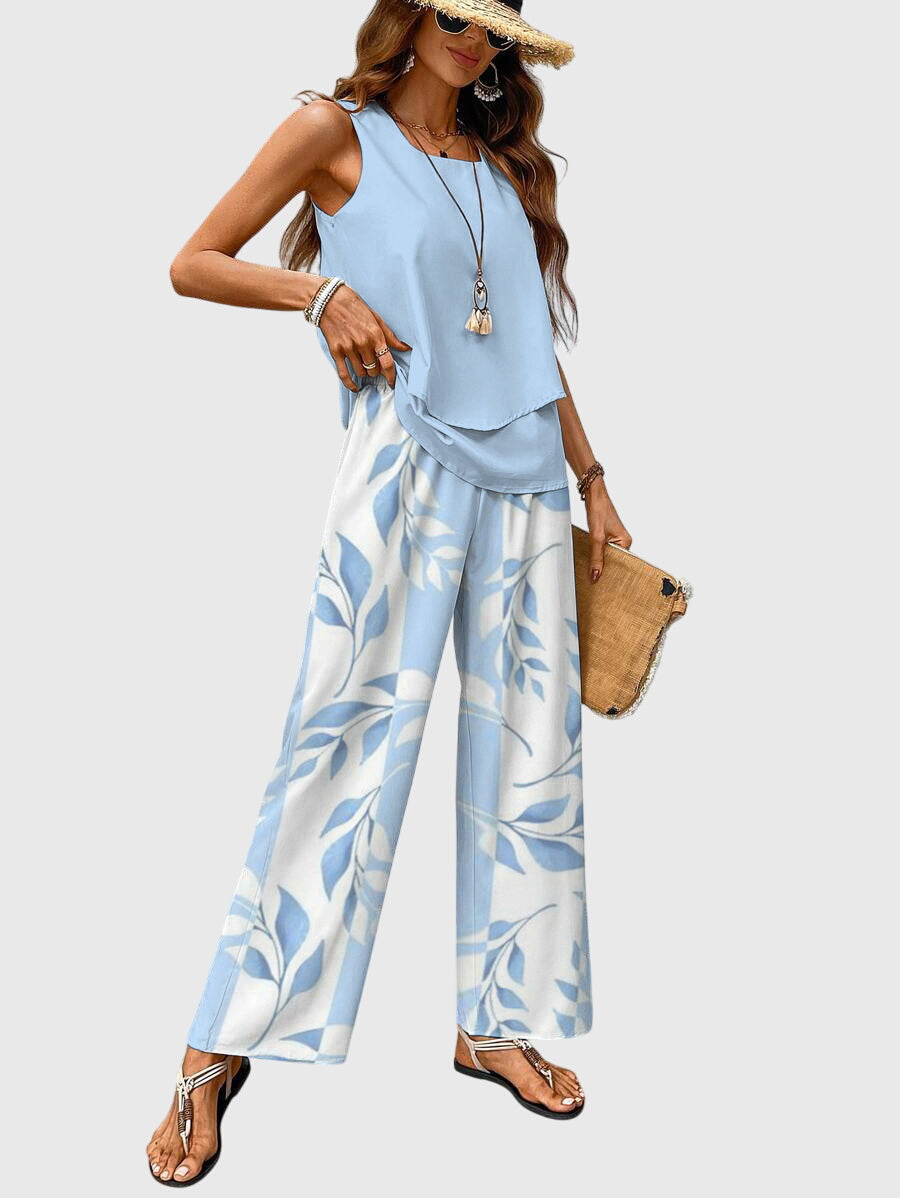 Anastasia | Women's Wide Leg Pant Set