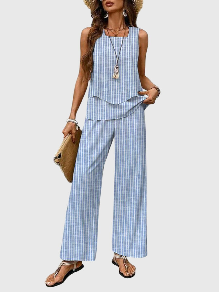Anastasia | Women's Wide Leg Pant Set