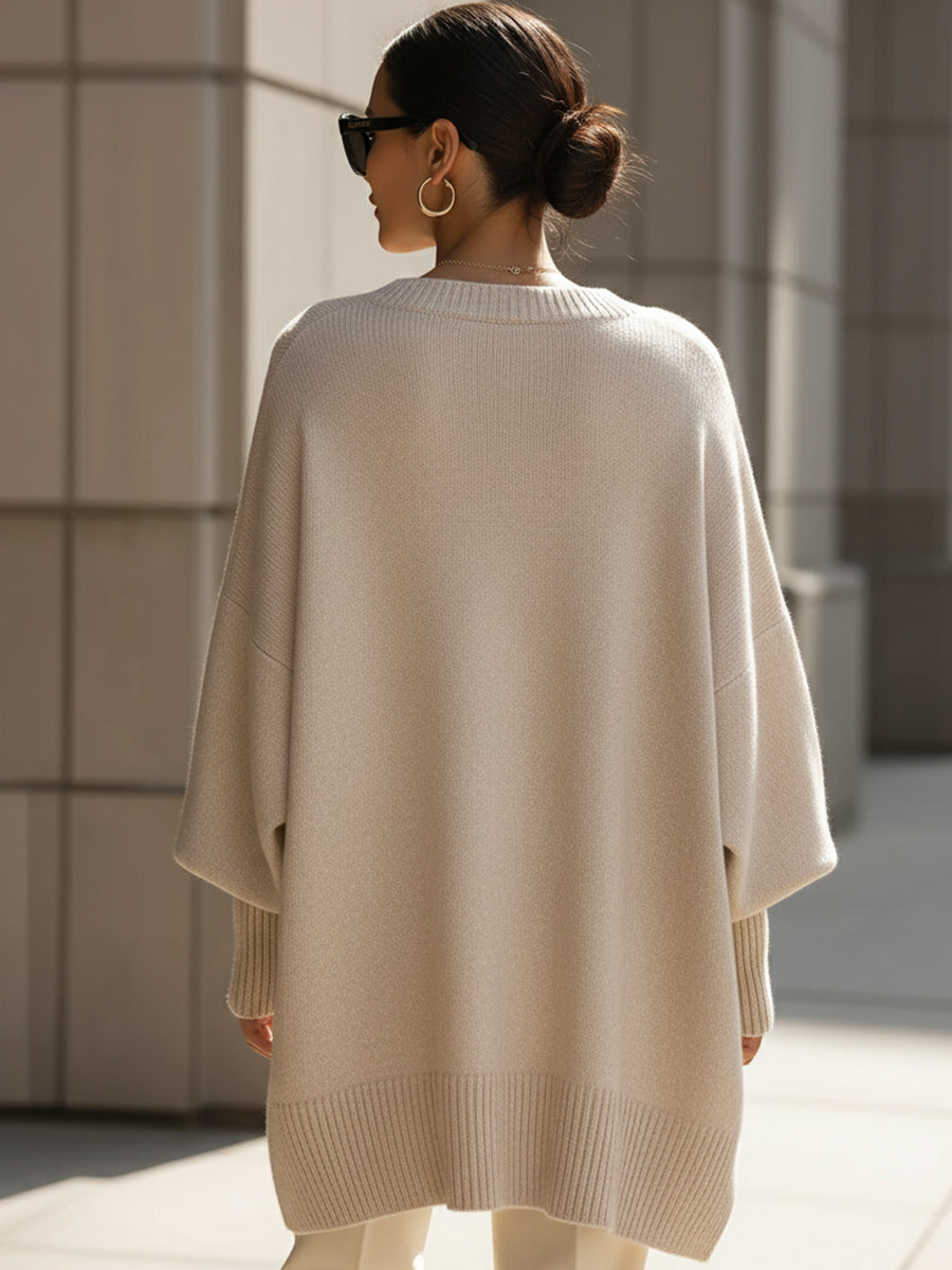 Allene | Women's Oversized Crew Neck Sweater