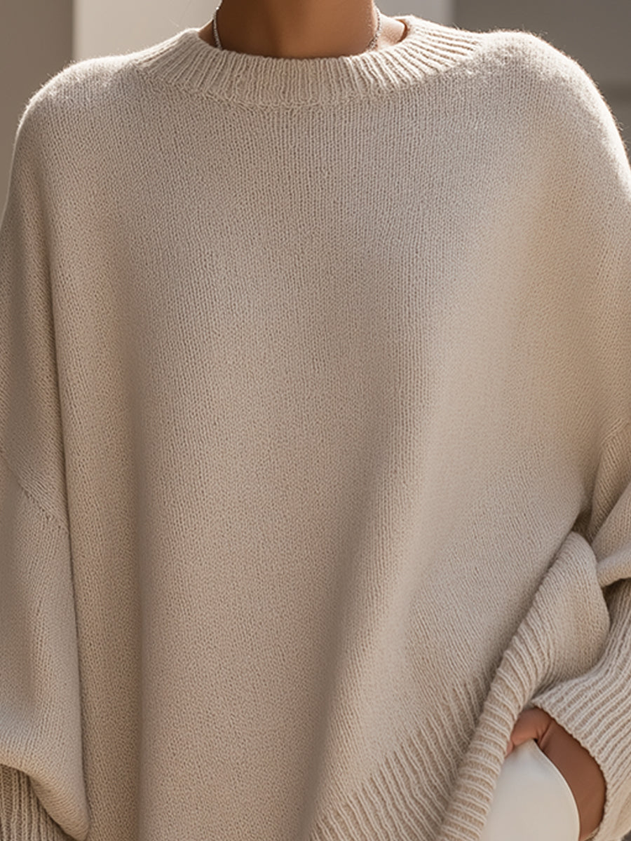 Allene | Women's Oversized Crew Neck Sweater