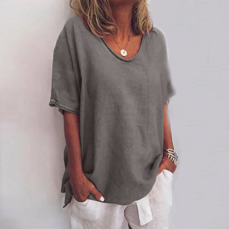 Cordelia | Chic Loose Blouse with Tummy Coverage