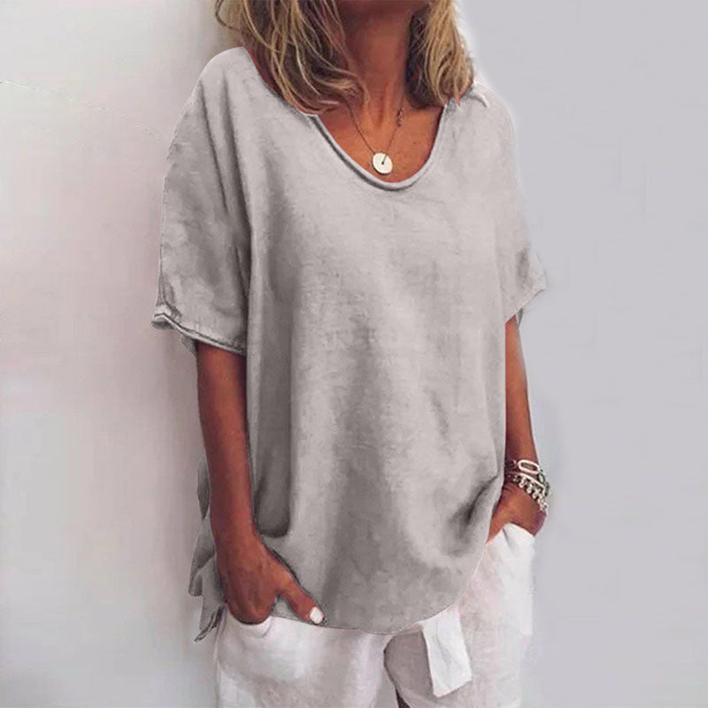 Cordelia | Chic Loose Blouse with Tummy Coverage