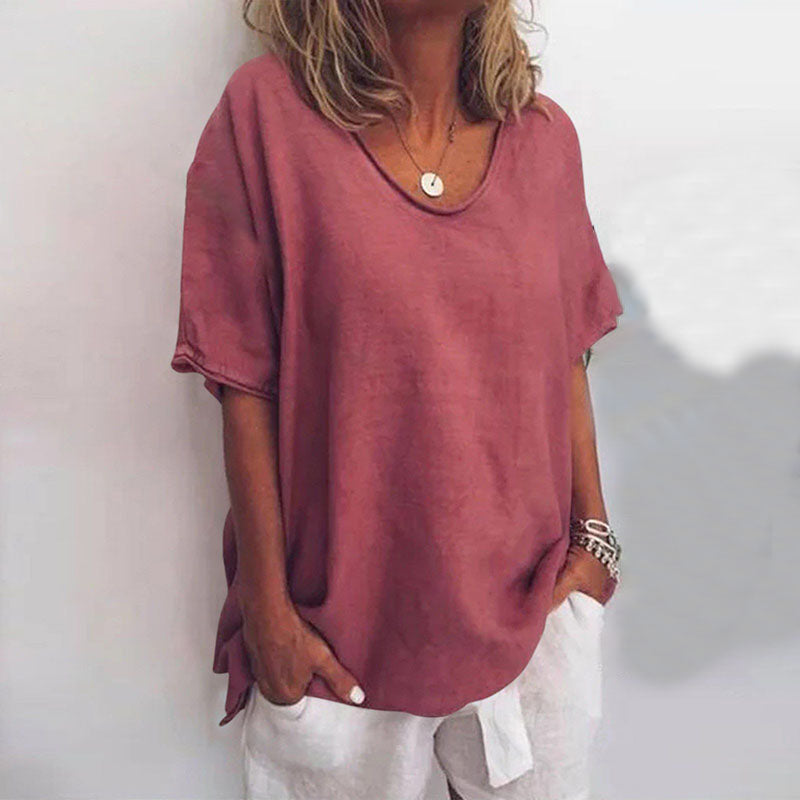 Cordelia | Chic Loose Blouse with Tummy Coverage