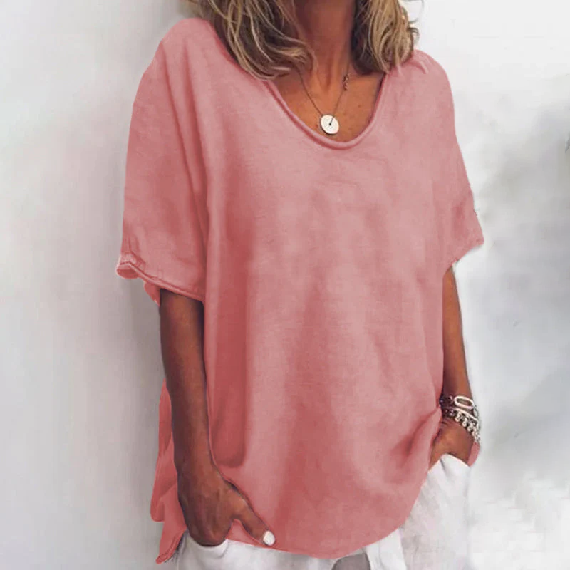 Cordelia | Chic Loose Blouse with Tummy Coverage