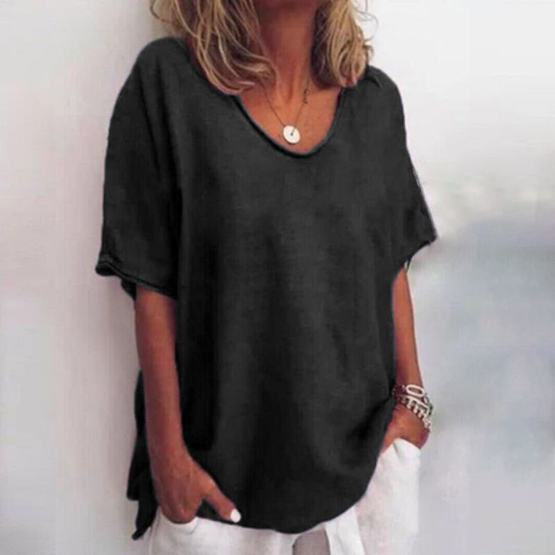 Cordelia | Chic Loose Blouse with Tummy Coverage