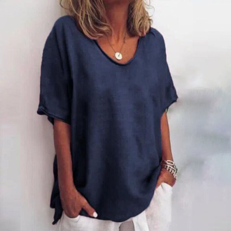 Cordelia | Chic Loose Blouse with Tummy Coverage