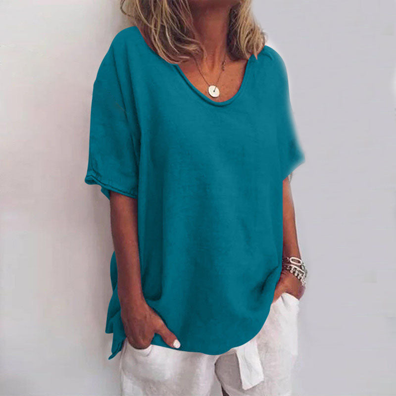 Cordelia | Chic Loose Blouse with Tummy Coverage