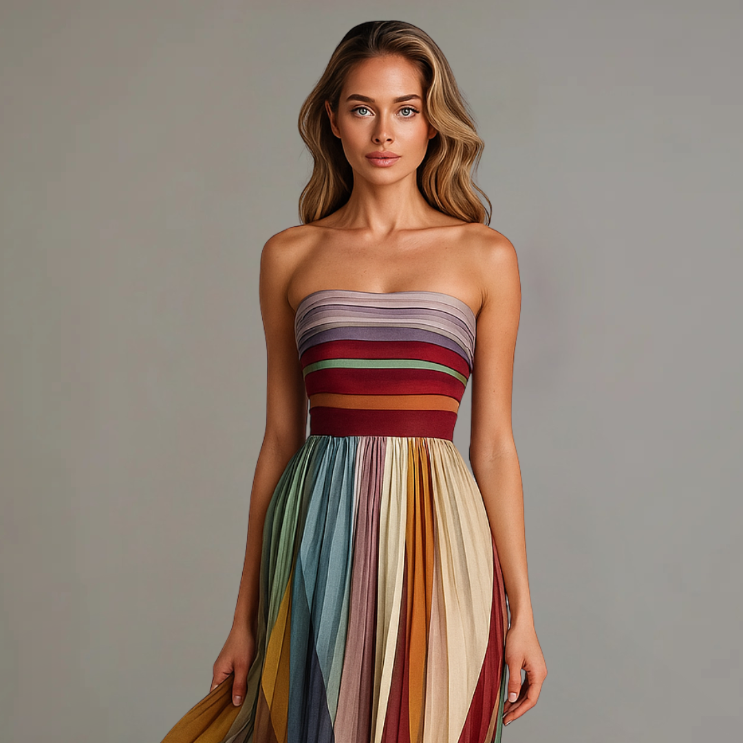 Gabriella | Women's Strapless A-Line Maxi Dress