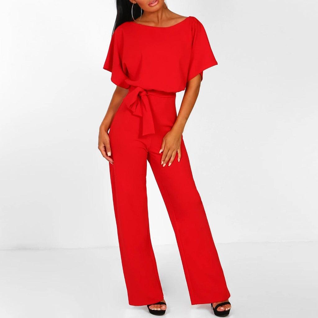 Annabelle | Women's Belted Wide Leg Two-Piece Set