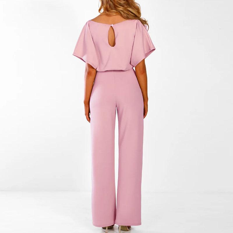 Annabelle | Women's Belted Wide Leg Two-Piece Set