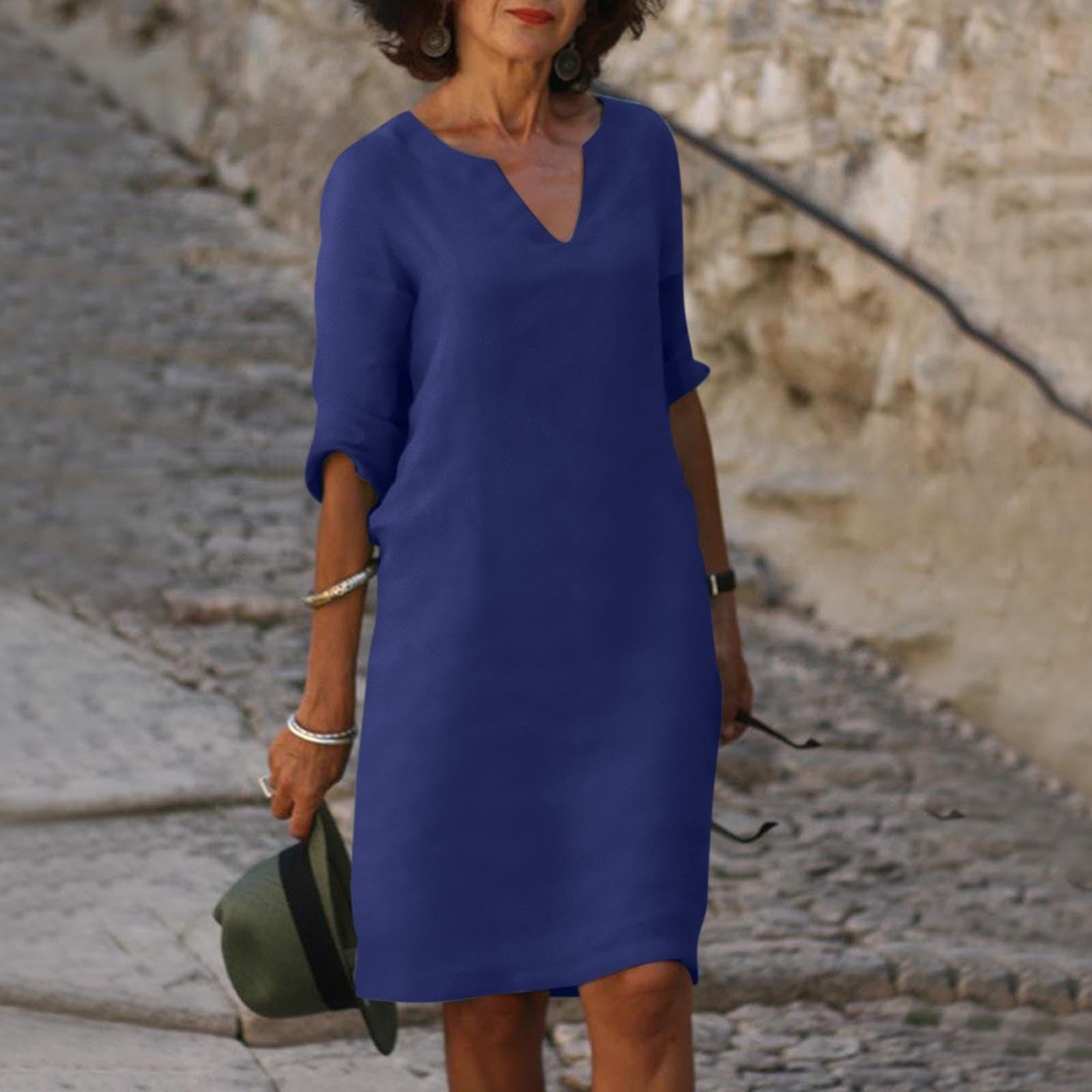 Dorothy | Women's V-Neck Midi Dress