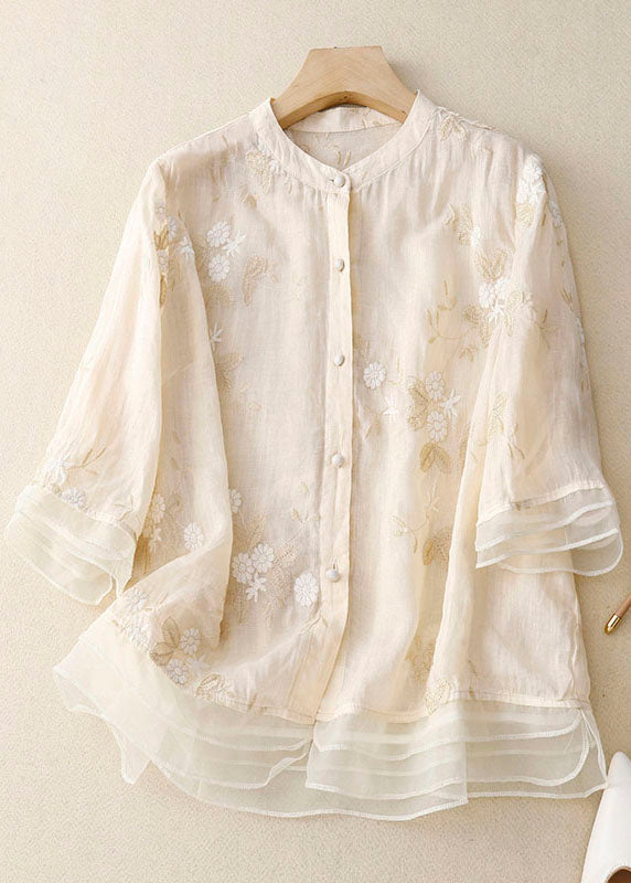 Cassandra | Women's Button-Down Floral Blouse