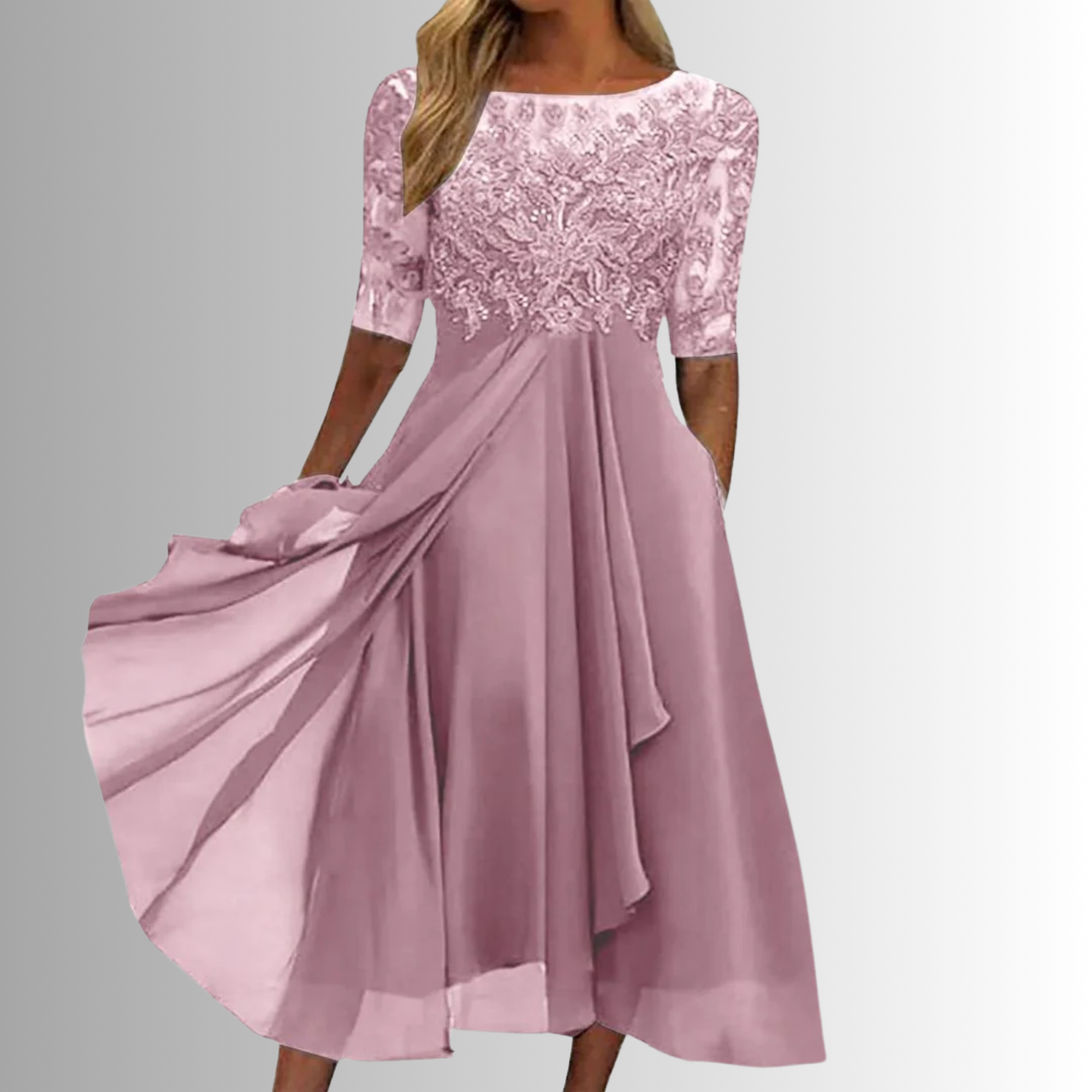 Elsie | Women's A-Line Midi Dress