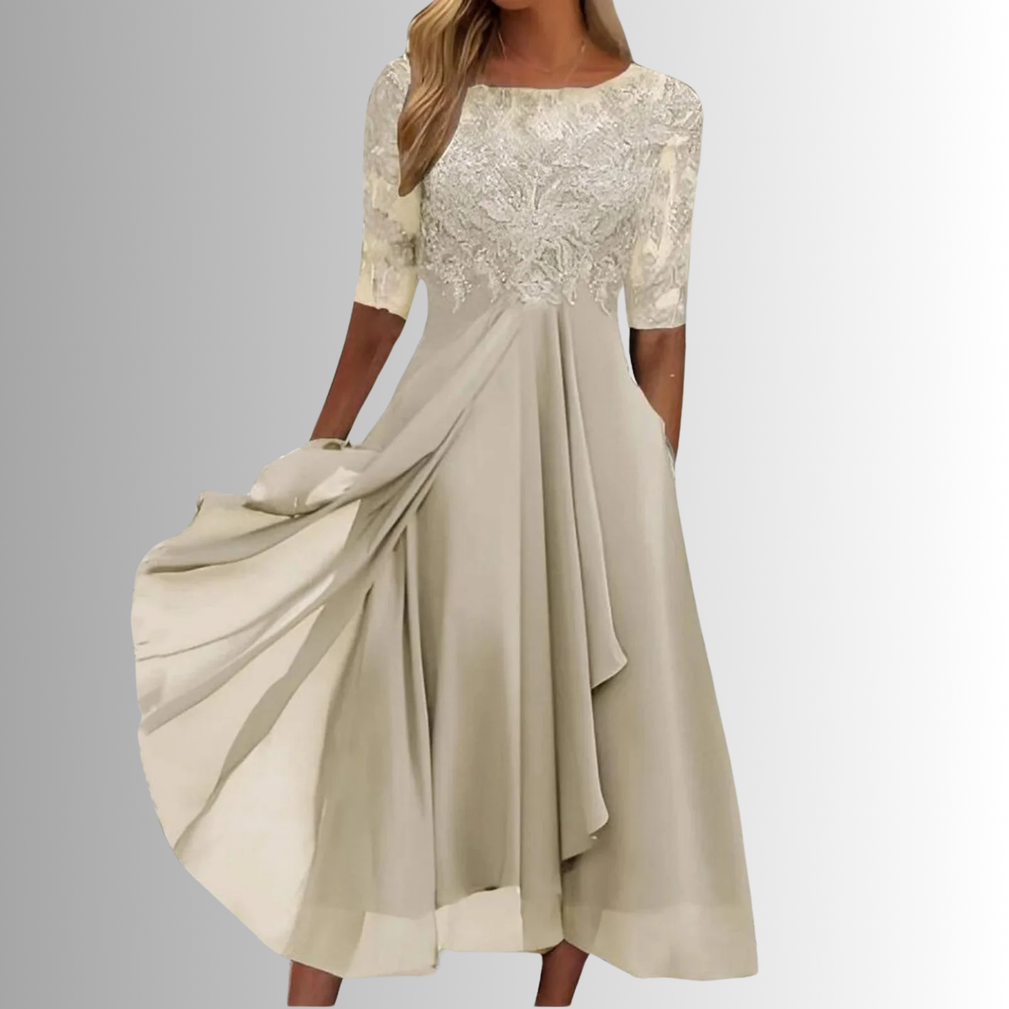 Elsie | Women's A-Line Midi Dress