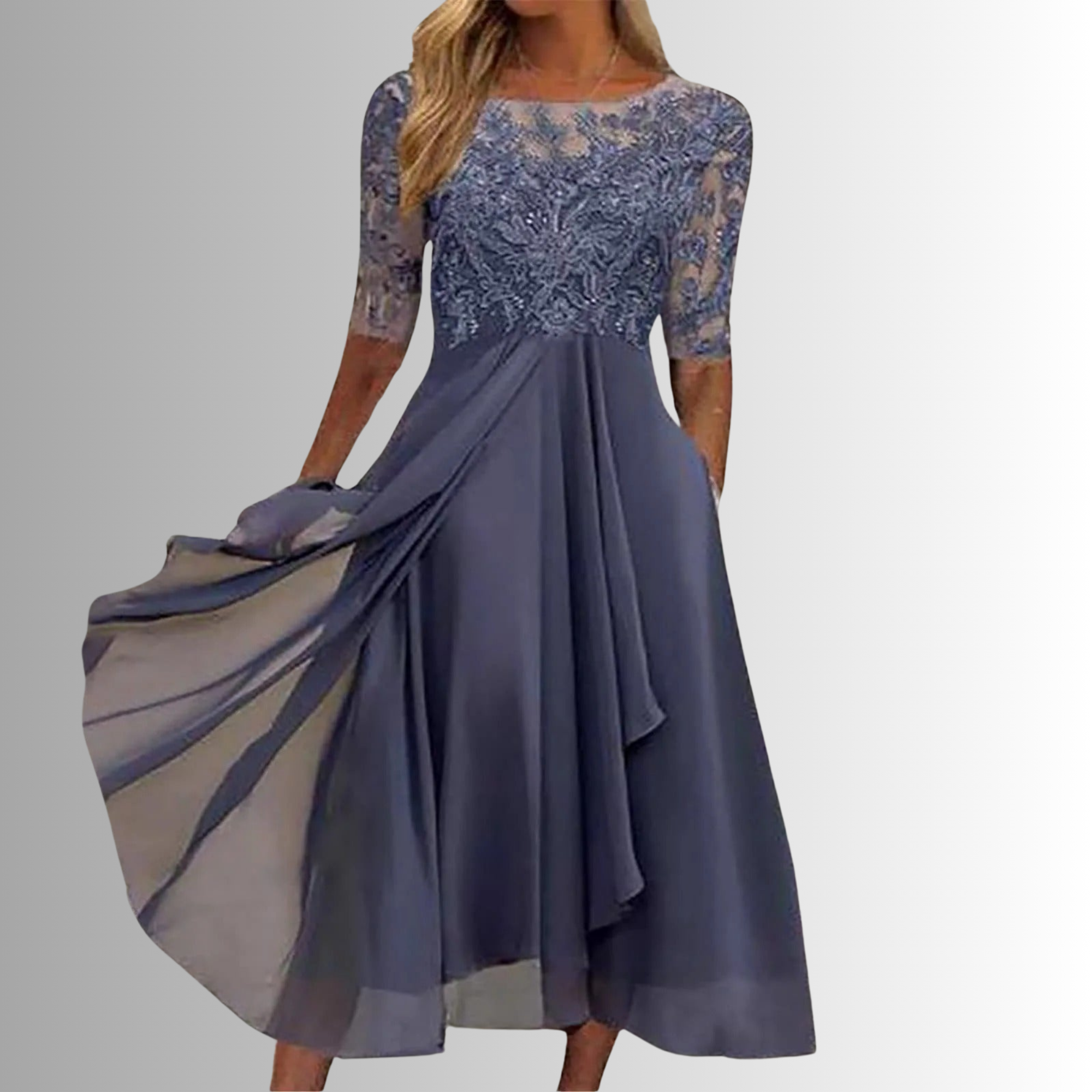 Elsie | Women's A-Line Midi Dress
