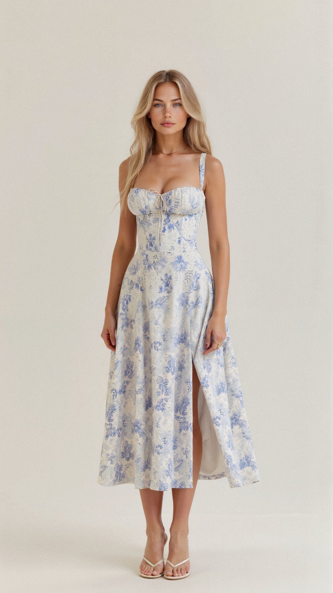 Orla | Corset Midi Dress - Elegant, Figure-Flattering Style