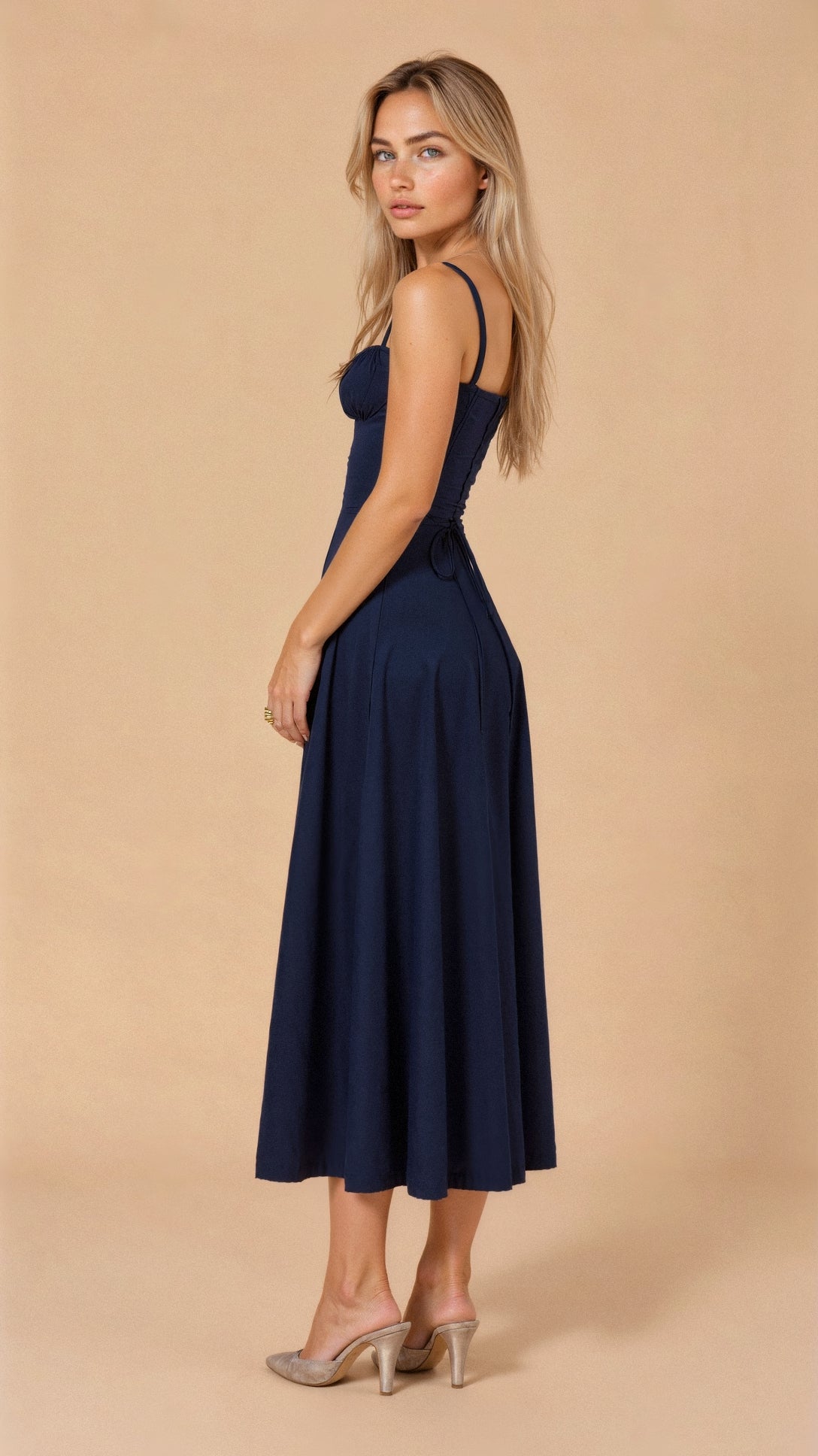 Orla | Corset Midi Dress - Elegant, Figure-Flattering Style