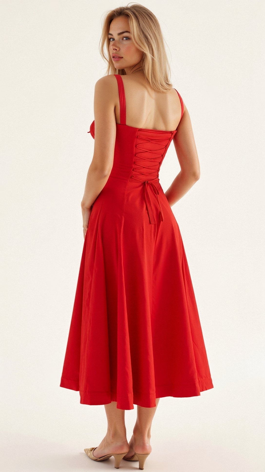 Orla | Corset Midi Dress - Elegant, Figure-Flattering Style