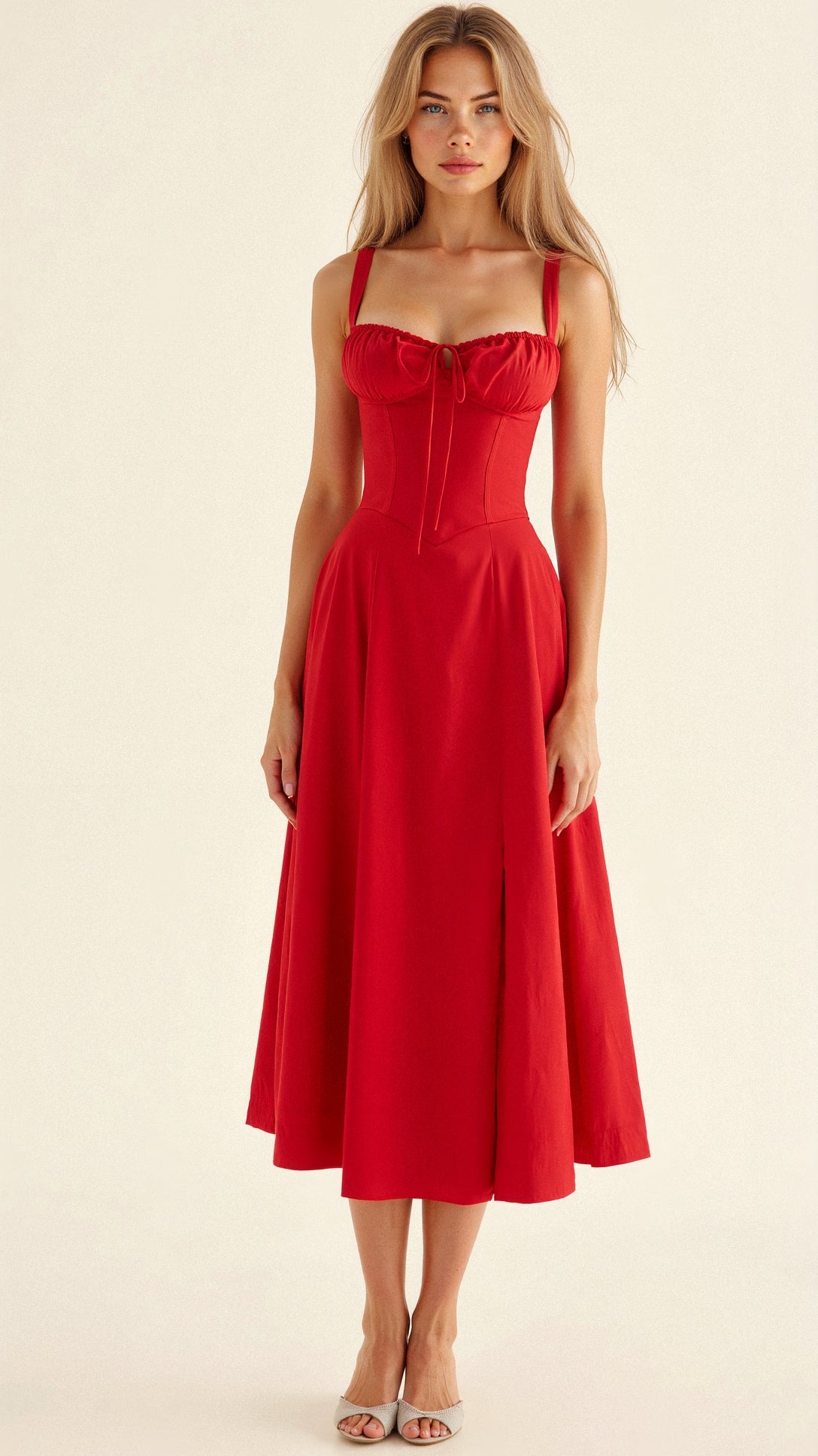 Orla | Corset Midi Dress - Elegant, Figure-Flattering Style