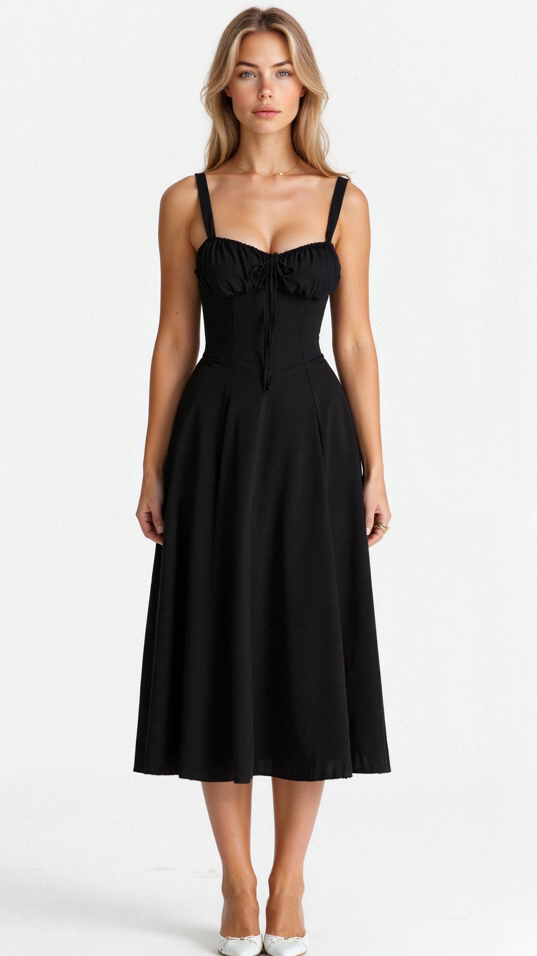 Orla | Corset Midi Dress - Elegant, Figure-Flattering Style