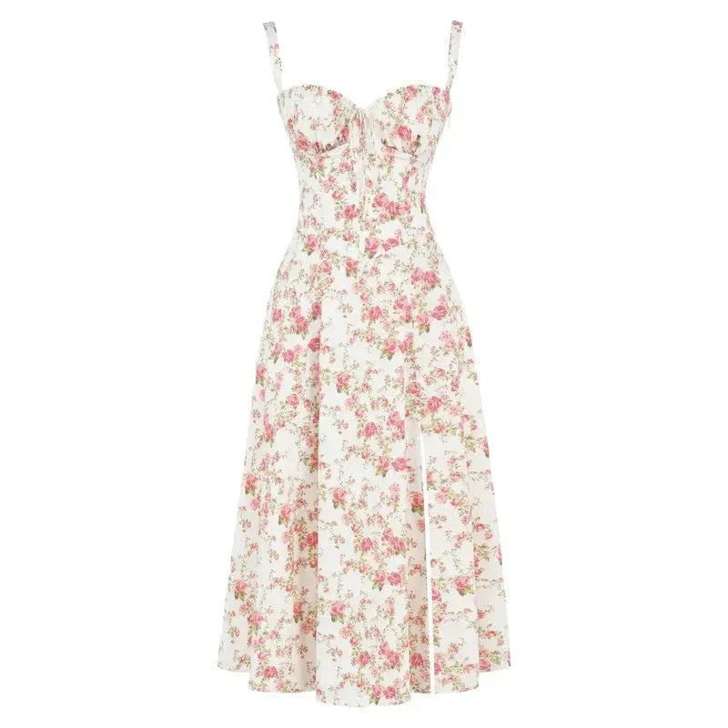 Orla | Corset Midi Dress - Elegant, Figure-Flattering Style