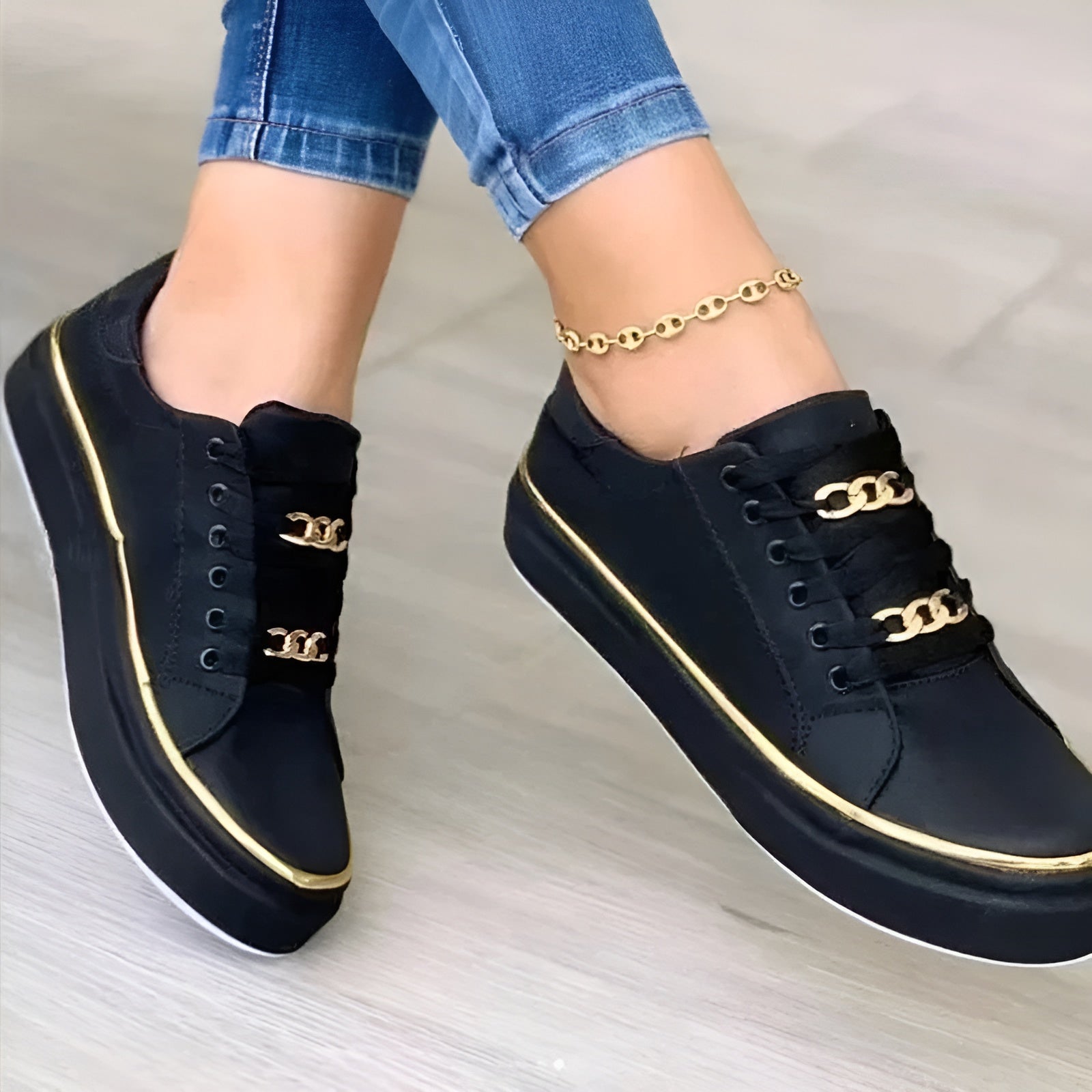 Arabelle | Orthopedic Lace-Up Sneakers