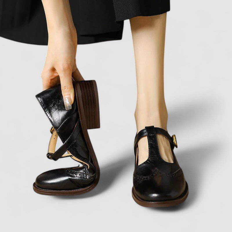 Temperance | Orthopedic T-Strap Shoes