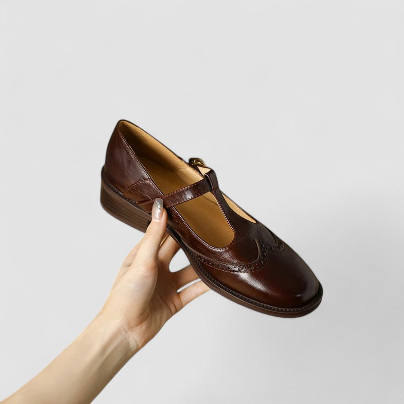 Temperance | Orthopedic T-Strap Shoes