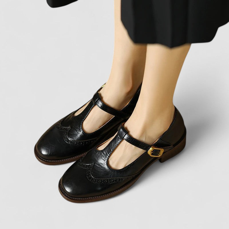 Temperance | Orthopedic T-Strap Shoes