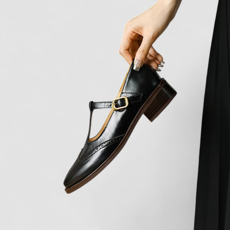 Temperance | Orthopedic T-Strap Shoes