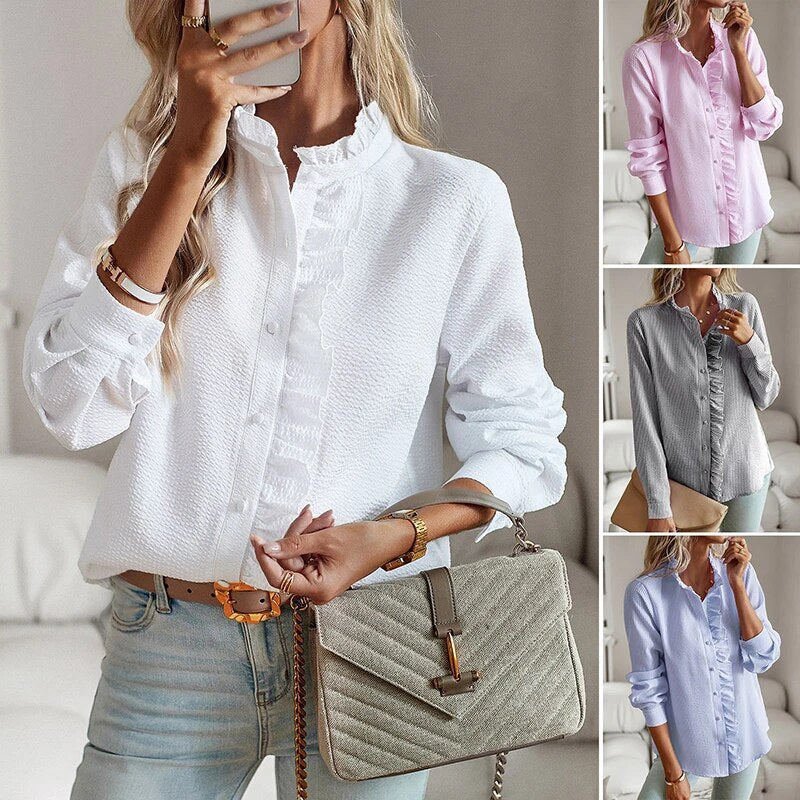 Courtney | Chic Button-Up Shirt for Effortless Style