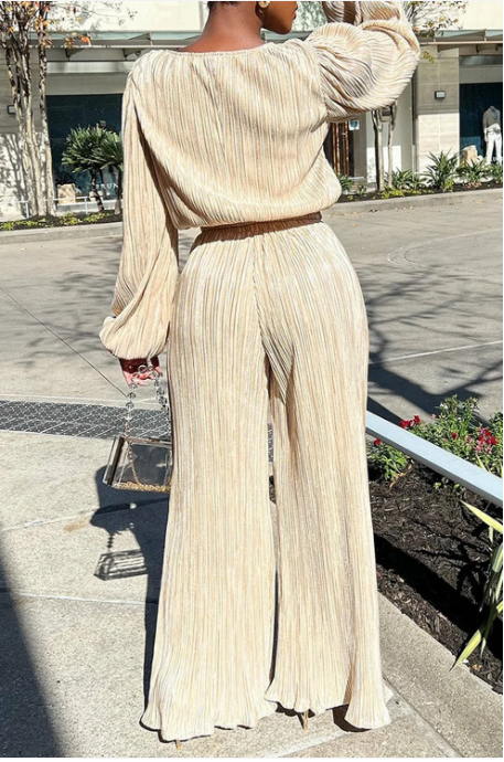 Annabel | Women's Wide Leg Two-Piece Set