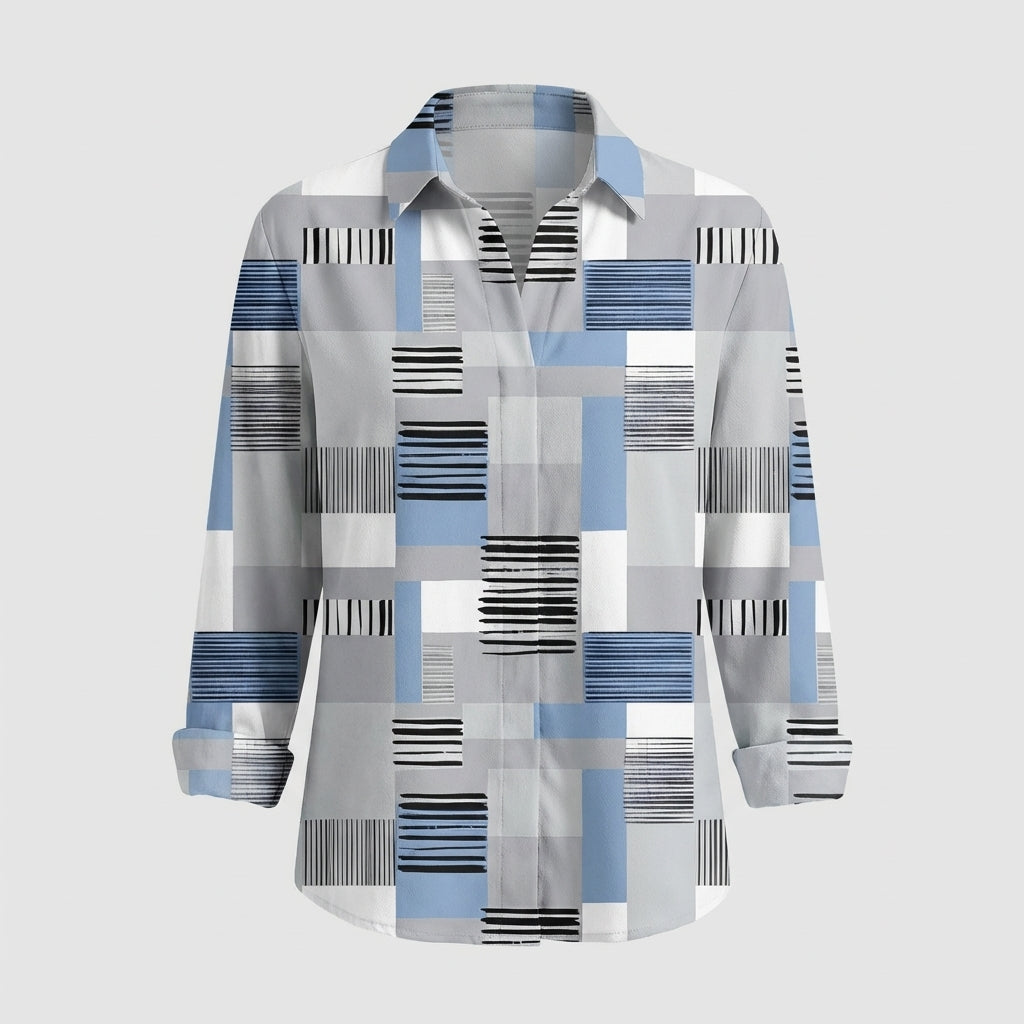 Carrie | Women's Long Sleeve Button-Down Blouse