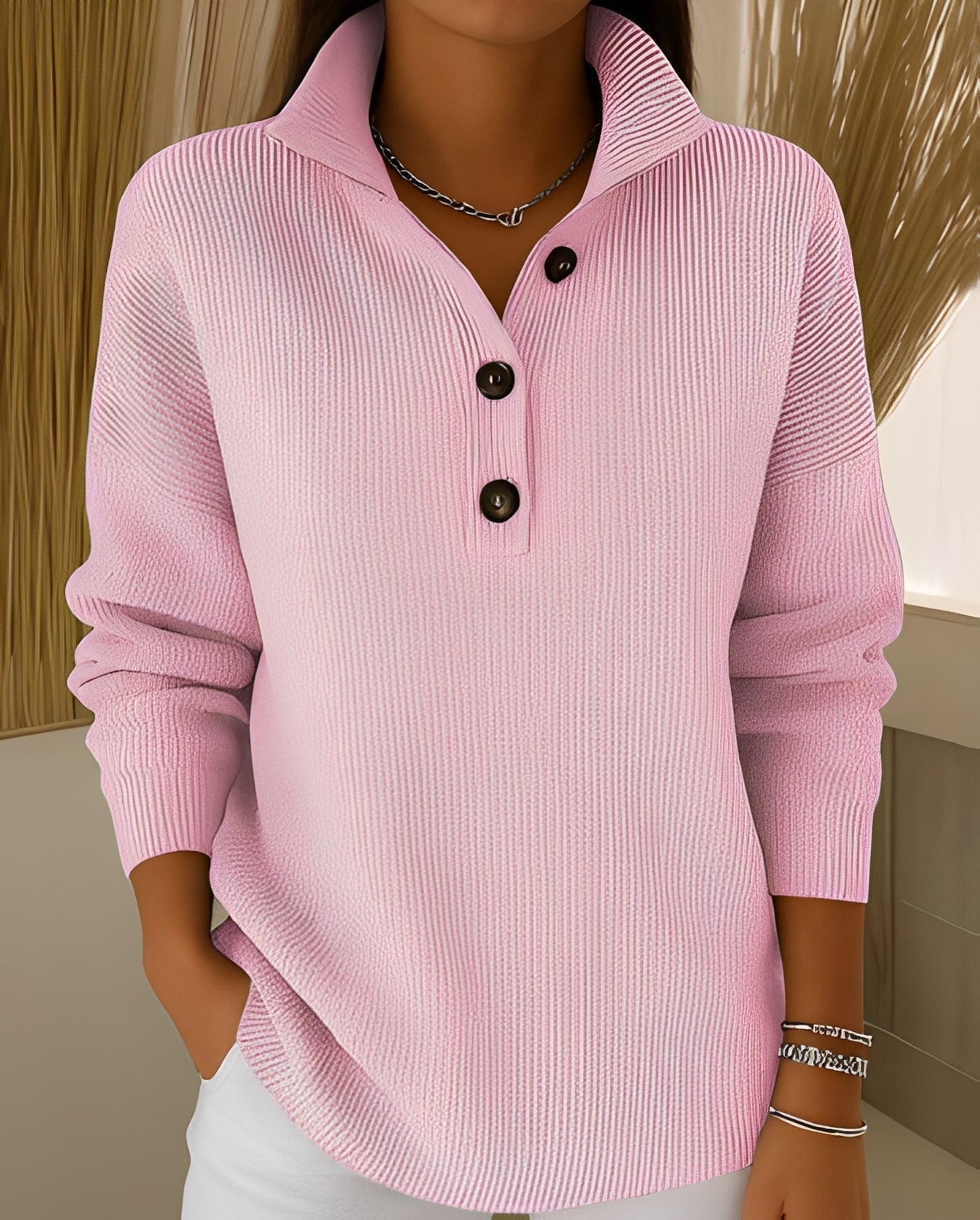 Carrie | Women's Long Sleeve Button-Down Blouse