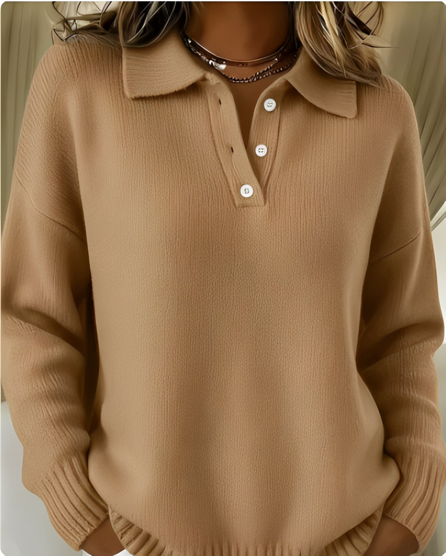 Carrie | Women's Long Sleeve Button-Down Blouse
