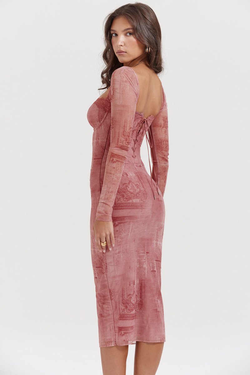 Josephine | Elegant Pink Dress for Women