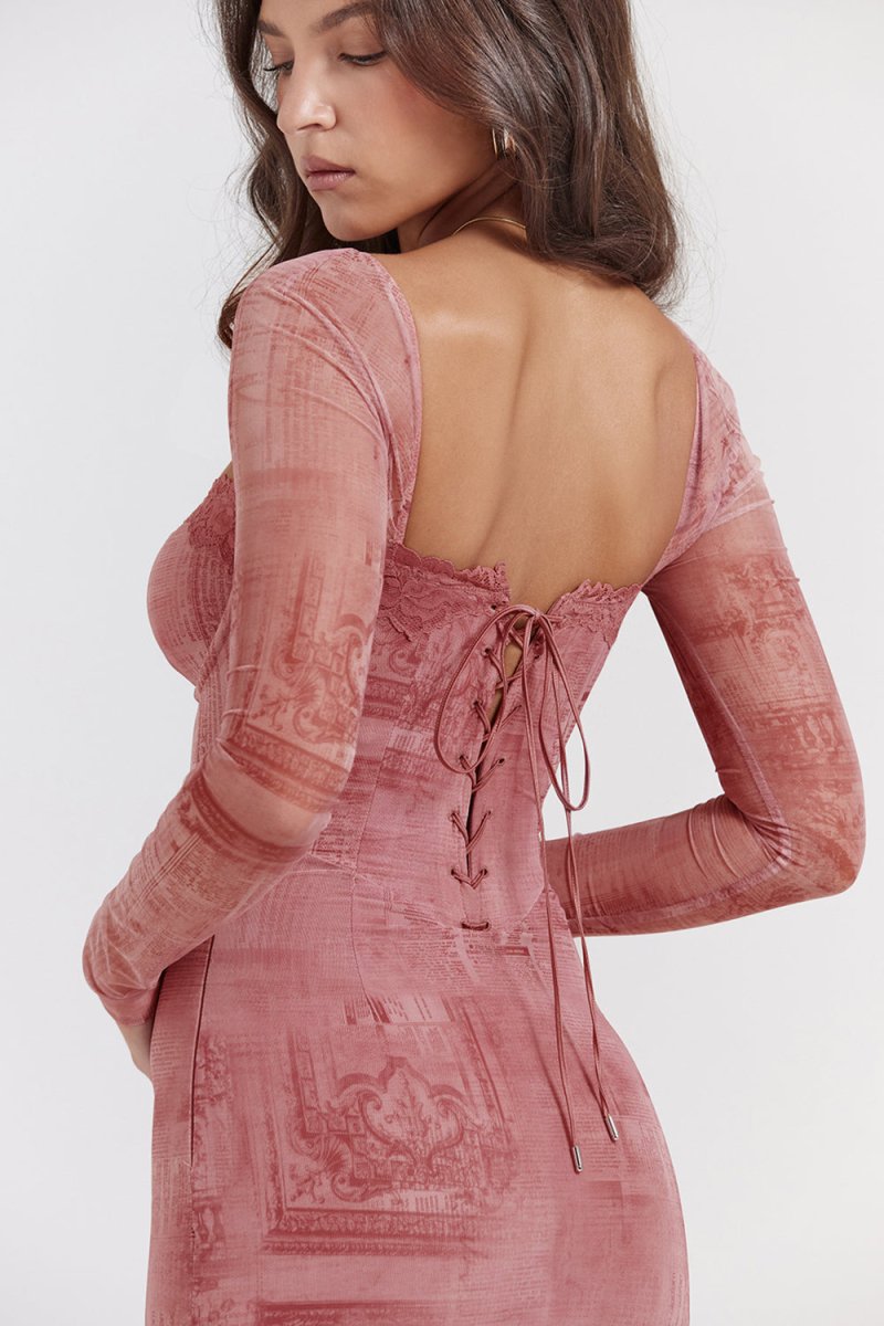 Josephine | Elegant Pink Dress for Women