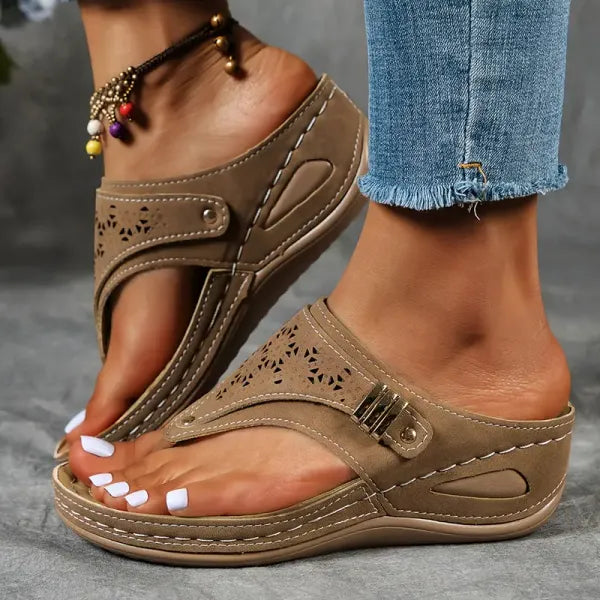 Monique | Orthopedic Wedge Sandals for Women