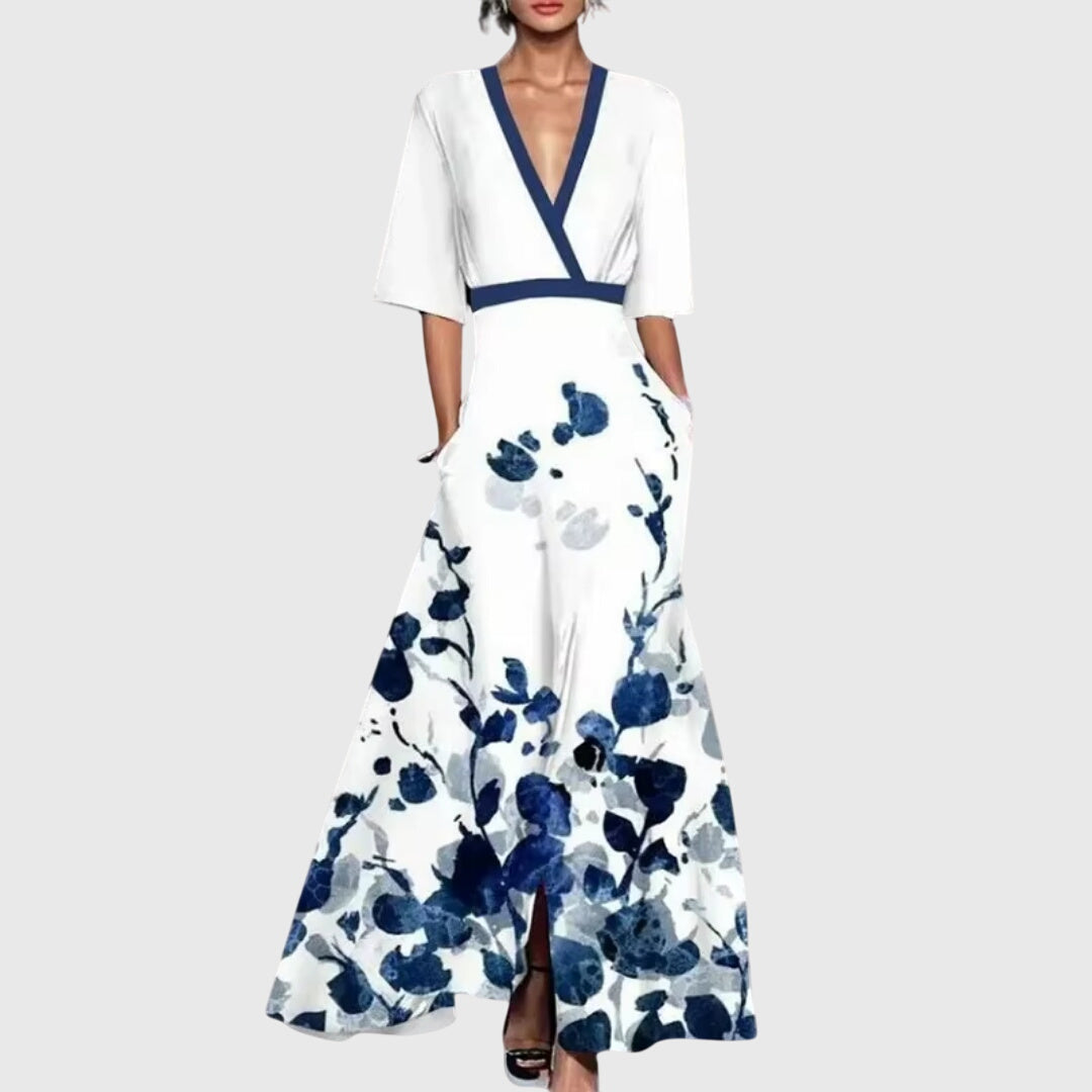 Dawn | Women's Floral Wrap Maxi Dress