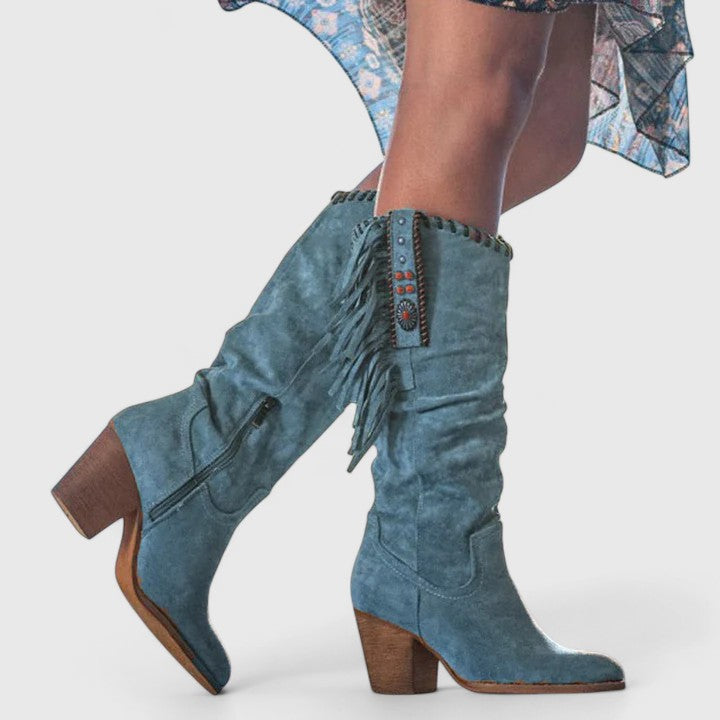 Venetia | Orthopedic Fringe Boots