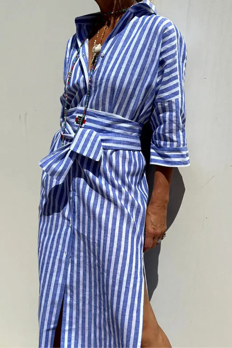 Freda | Women's Button-Down Midi Dress
