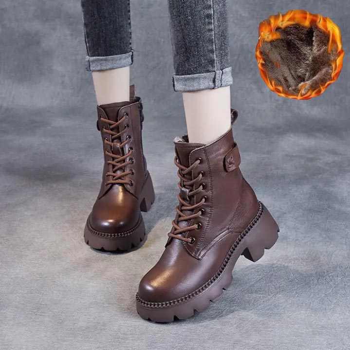 Susanna | Orthopedic Lace-Up Boots