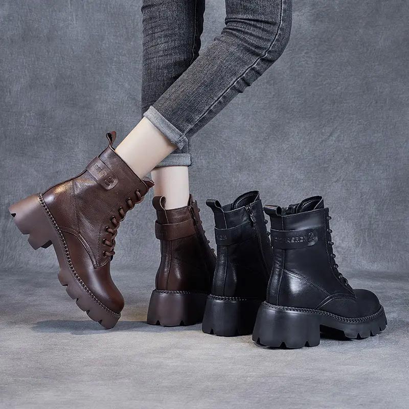 Susanna | Orthopedic Lace-Up Boots