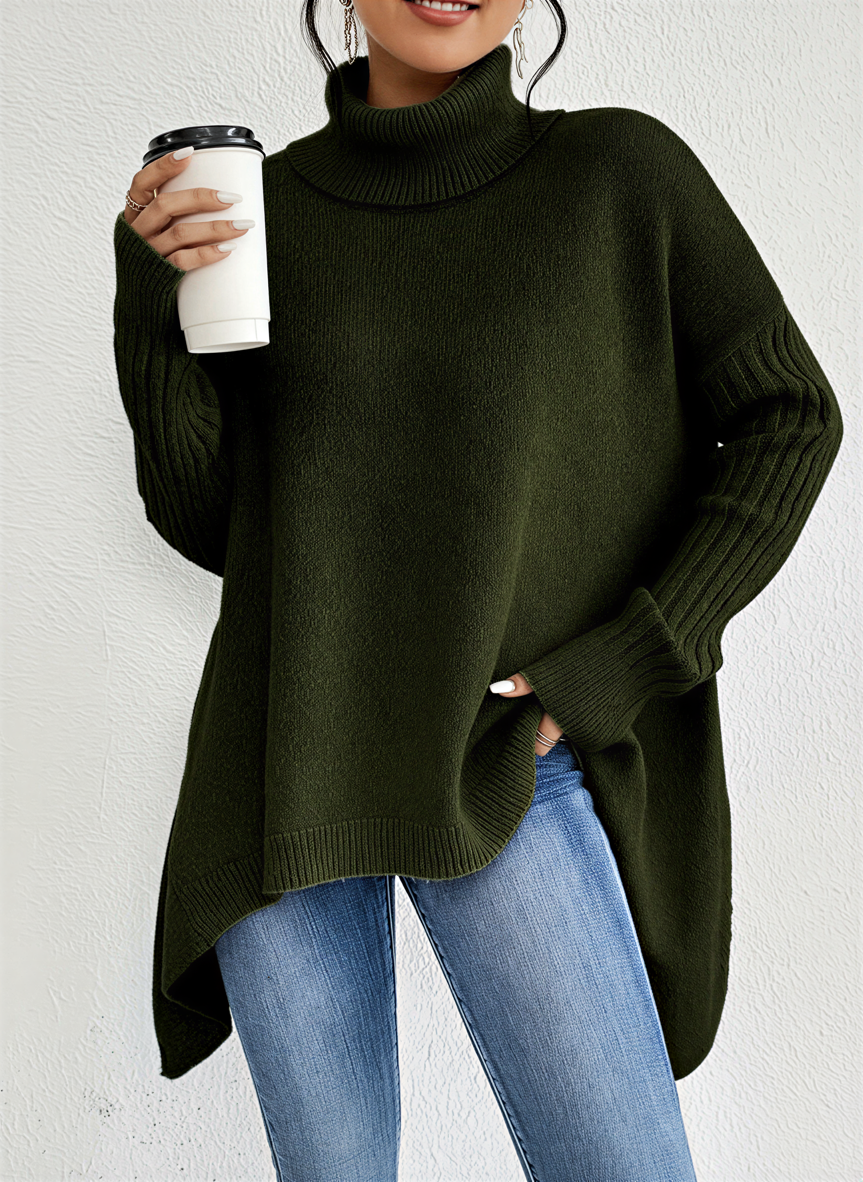 Alysa | Cozy Oversize Turtleneck Sweater for Women
