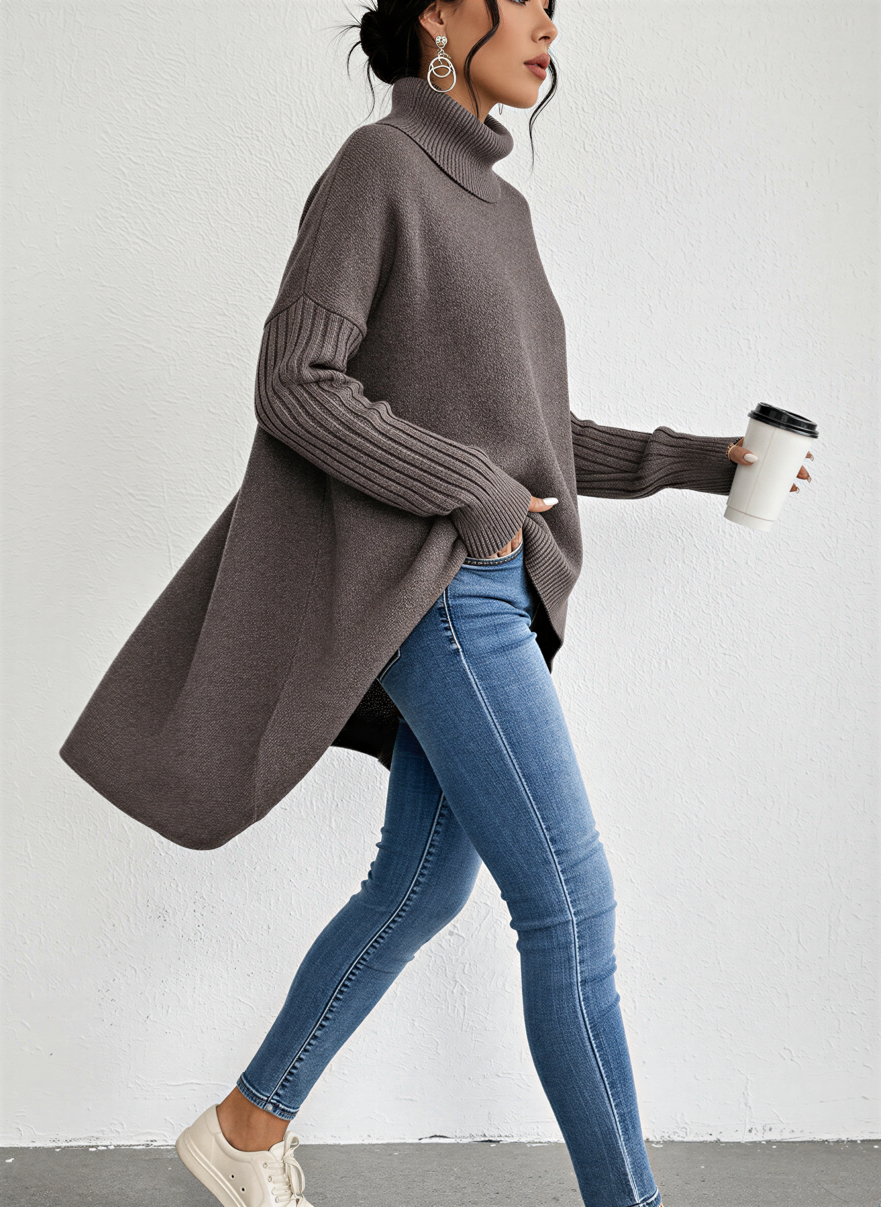 Alysa | Cozy Oversize Turtleneck Sweater for Women