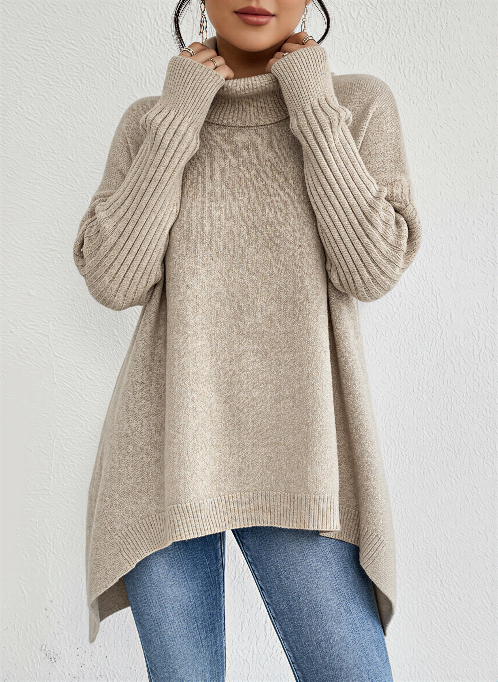 Alysa | Cozy Oversize Turtleneck Sweater for Women