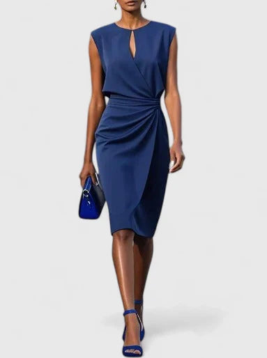 Delilah | Women's Sleeveless Wrap Midi Dress
